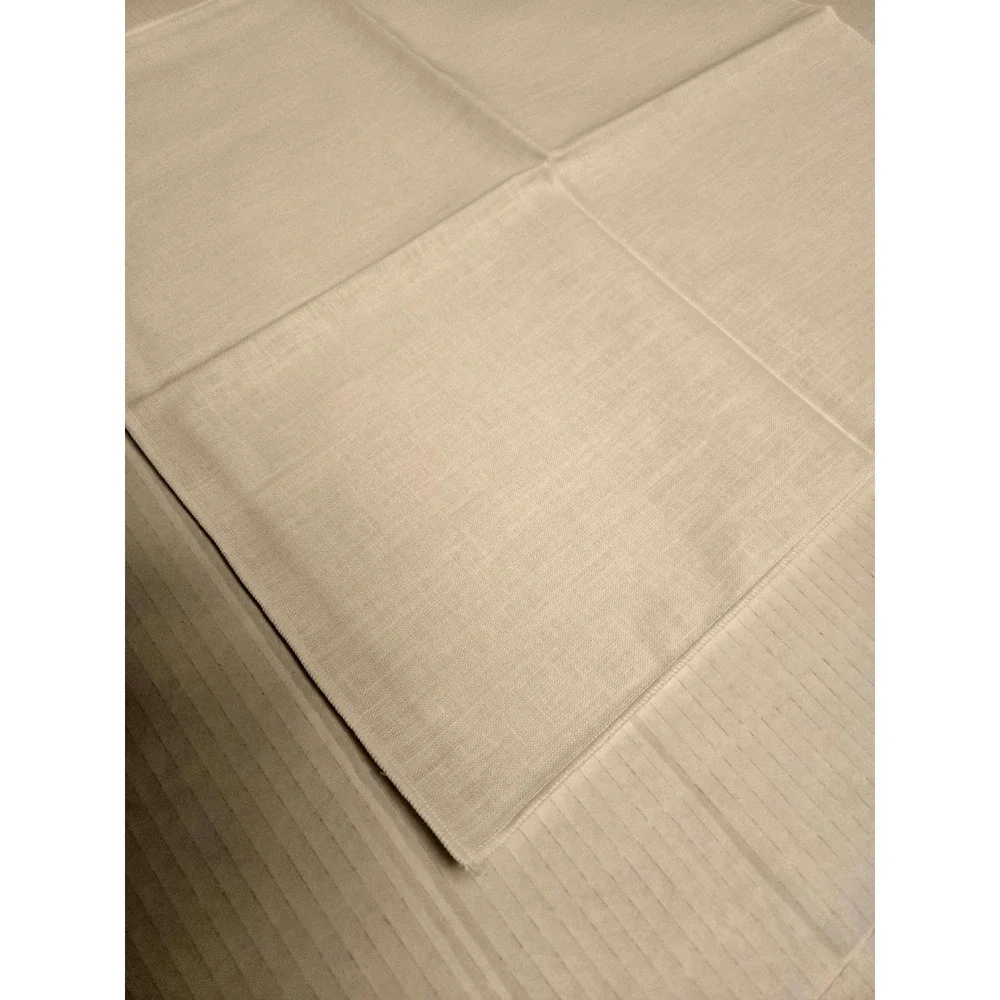 Set of 12 Vintage‎ White Napkins Approx. 17